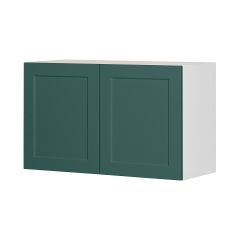 Wall Oven Cabinet 30x18 Shaker Dark Green Luminia
