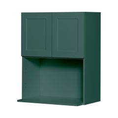 Wall Micro-Wave Cabinet 24x30 Dark Green Luminia