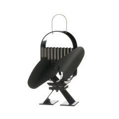 Ecofan Heat Powered Wood and Pellet Stove Fan, 160CFM, Black