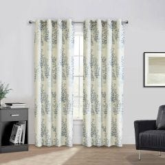 Lana Light Filtering Grommet Curtain Panel 50 x 84 Blue