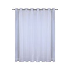 Voile Extra Grommet Curtain Panel 112 x 96 White
