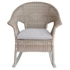 Algonquin Rocker With Cushion- Gray