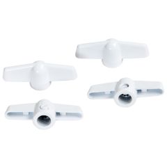 T Handle Butterfly Window Cranks- 4/Pack