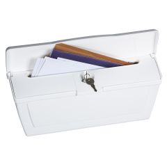 Boîte aux Lettres en Plastique Verrouillable- Blanc