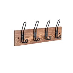Utility Hook Rack 24"- Matte Black