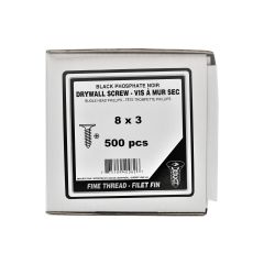 #8 x 3" Fine Drywall Screw-500/Pack