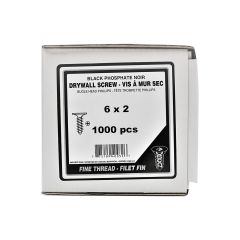 #6 x 2" Fine Drywall Screw-1000/Pack