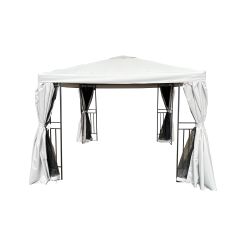Arch Gazebo 10' x 12'- Light Gray
