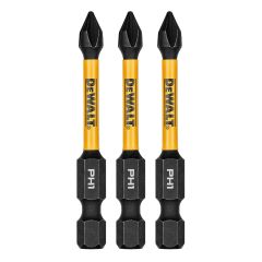 DEWALT FLEXTORQ 2.25" PHILLIPS #1 3/Pack