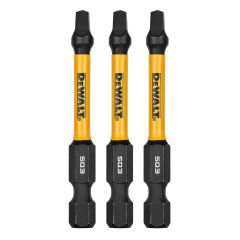 DEWALT FLEXTORQ 2.25" Square #3 3/Pack