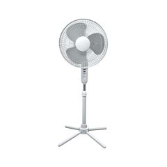 16" Oscillating Pedestal Fan White