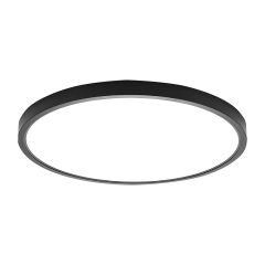 Hurricane 16" LED Flush Mount- Black