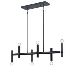 Klondike 6 Light Linear Pendant Light