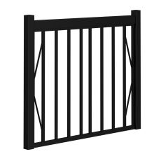 Entourage Gate Kit 36" x 42" for 2.5"- Black Pebble