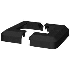 Base Cover 2.5" x 2.5"- Black Pebble