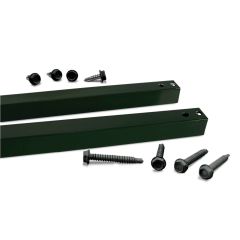 Ready to Assemble Spindle Fitting 36" Black Pebble- 2/Pack