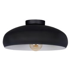 Mogano Ceiling Light 1L, Black And White Finish