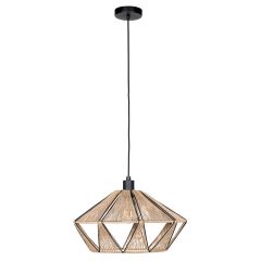 Adwickle 17.5" Black Dual Mount Pendant Light