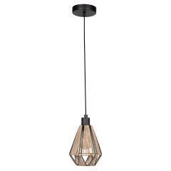 Adwickle Pendant Light 1L - Black/Jute