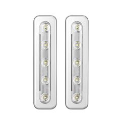 7'' Led On/Off Push Light 6000K-7000K - 2/Pack