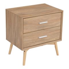 Night Stand With Two Drawers