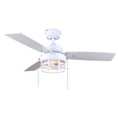 Attley Matte White Ceiling Fan