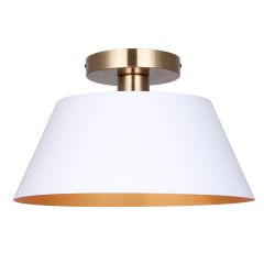 DAXTON Matte White/Gold Ceiling Light