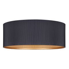 REXTON Matte Black Flushmount Light
