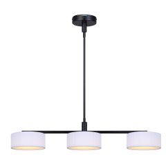 Carmynn 3 Light Pendant - Matte Black