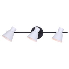 RADLEY White Heads with Matte Black Track Light