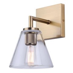 BERKLIE Gold Single Vanity Light