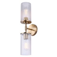 KINSLEA Clear/Gold Vanity Light