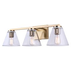 Berklie Gold 3 Light Vanity