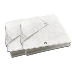 Bâche légère blanche 12’ x 14’ pack double