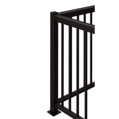 PROformance Straight Rail 42" x 60"- Black Pebble