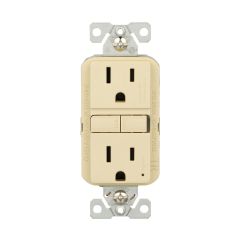 Tamper Resistant GFCI 15AMP- Ivory