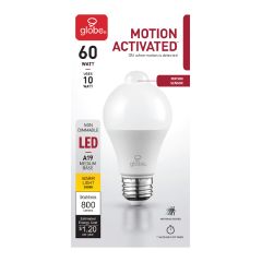A19 10W Motion Sensor LED Bulb