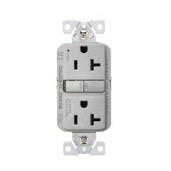 Tamper Resistant GFCI 20AMP- Silver Granite