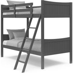 Twin Bunk Bed-Grey