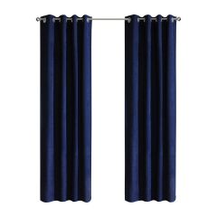Chenille TPU Blackout Grommet Panel 52x84 Navy