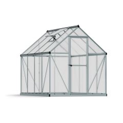 Serre cadre argenté Mythos - 6’ x 8’