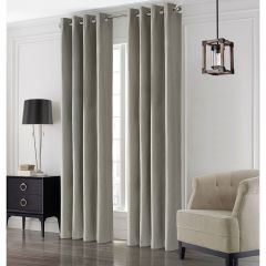 Edison Blackout Grommet Curtain Panel 52 x 84- Light Grey