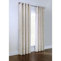 Tuscani Marbleized Jacqard Grommet Panel 52 x 84 Natural