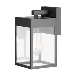 10" Outdoor Solar Wall Sconce 3000K - Rechargeable Battery