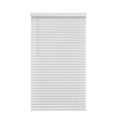 24" x 72" Faux Wood 2" White