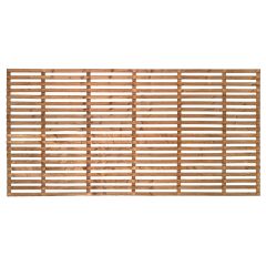 4'x 8' Modern Contemporary Brown Lattice Panel