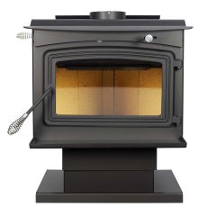 97000 BTU Pleasant Hearth Pedestal Wood Stove 2500 SqFt