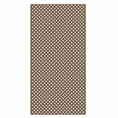 Walnut Plastic Privacy Lattice 4' x 8'