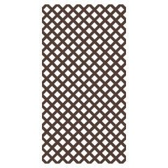 Walnut Plastic Lattice 4' x 8'