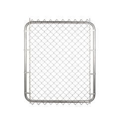 42" x 48" Chain Link Gate With 2" x 11 Gauge Mesh – Grey